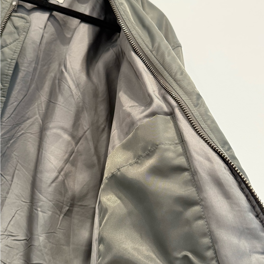 Banana Republic Dark Green Bomber Jacket. Unisex. Size M. - Picture 5 of 6